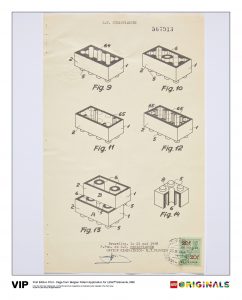 Belgian Patent Lego Elements 1963 5005996