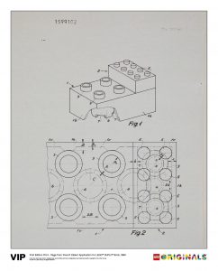 French Patent Lego Duplo Brick 1968 5005998