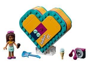 LEGO Andrea’s hartvormige doos 41354