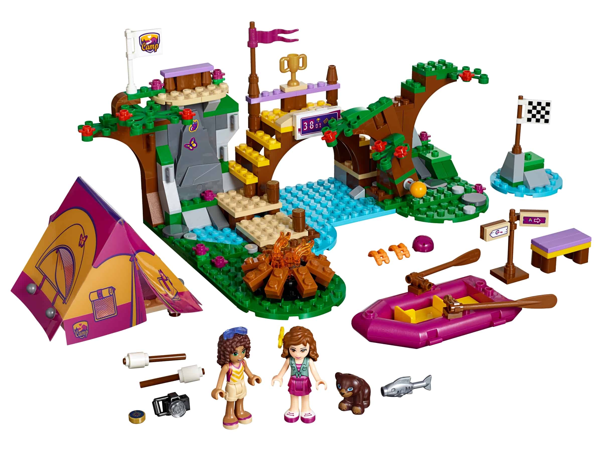 lego avonturenkamp wildwatervaren 41121