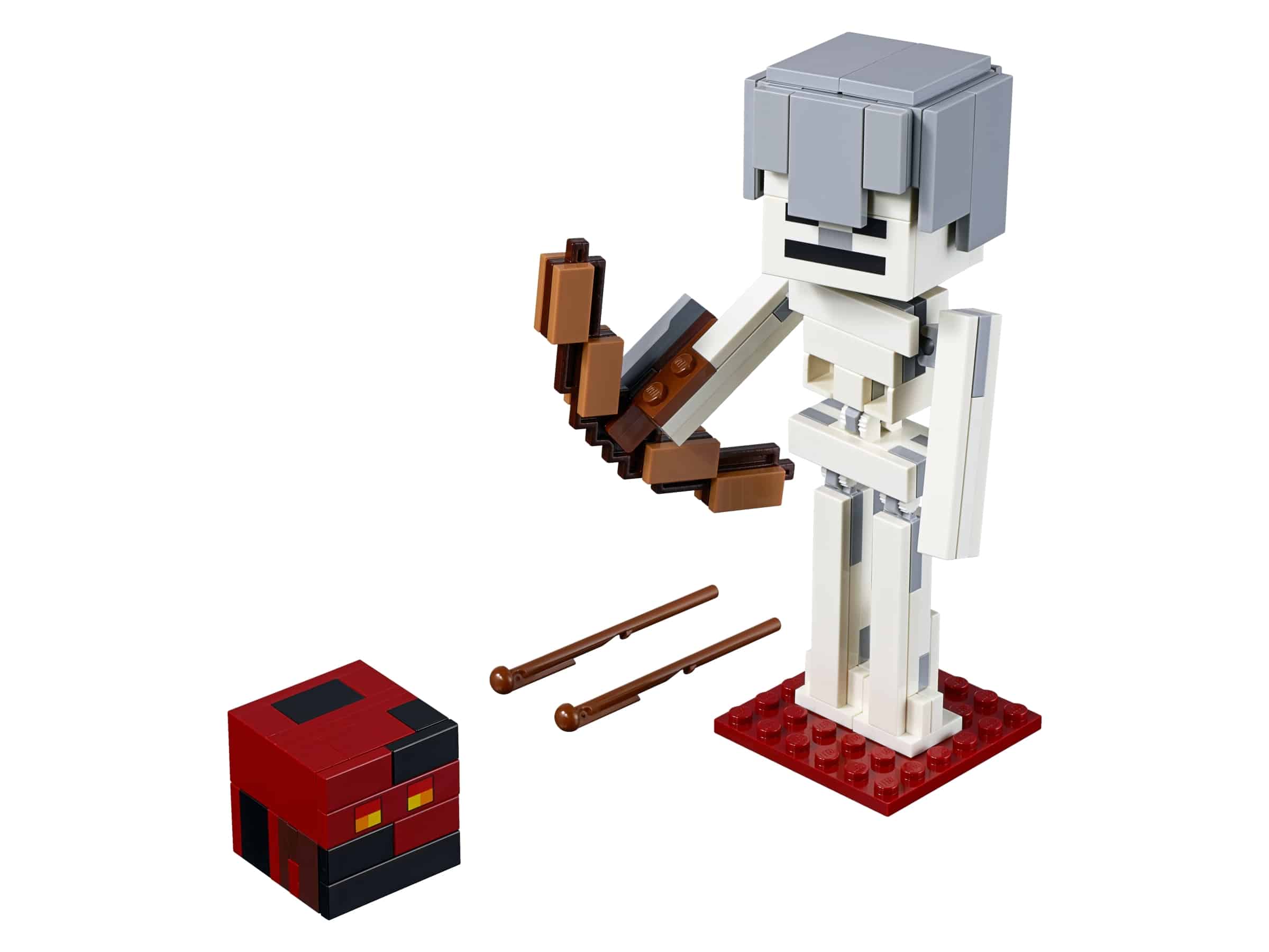 lego bigfig skelet met magmakubus 21150