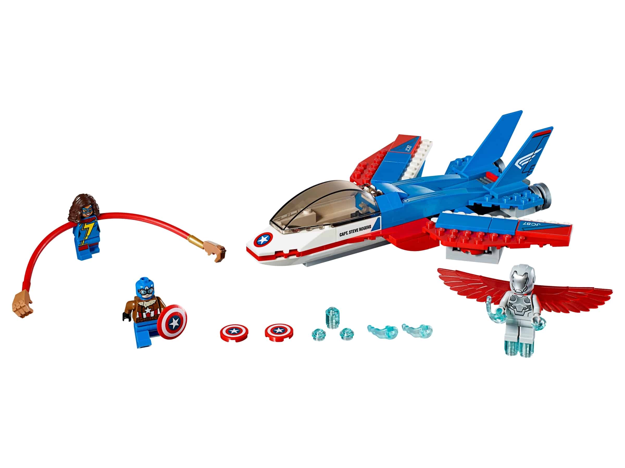 Lego Captain America Jet Achtervolging 76076