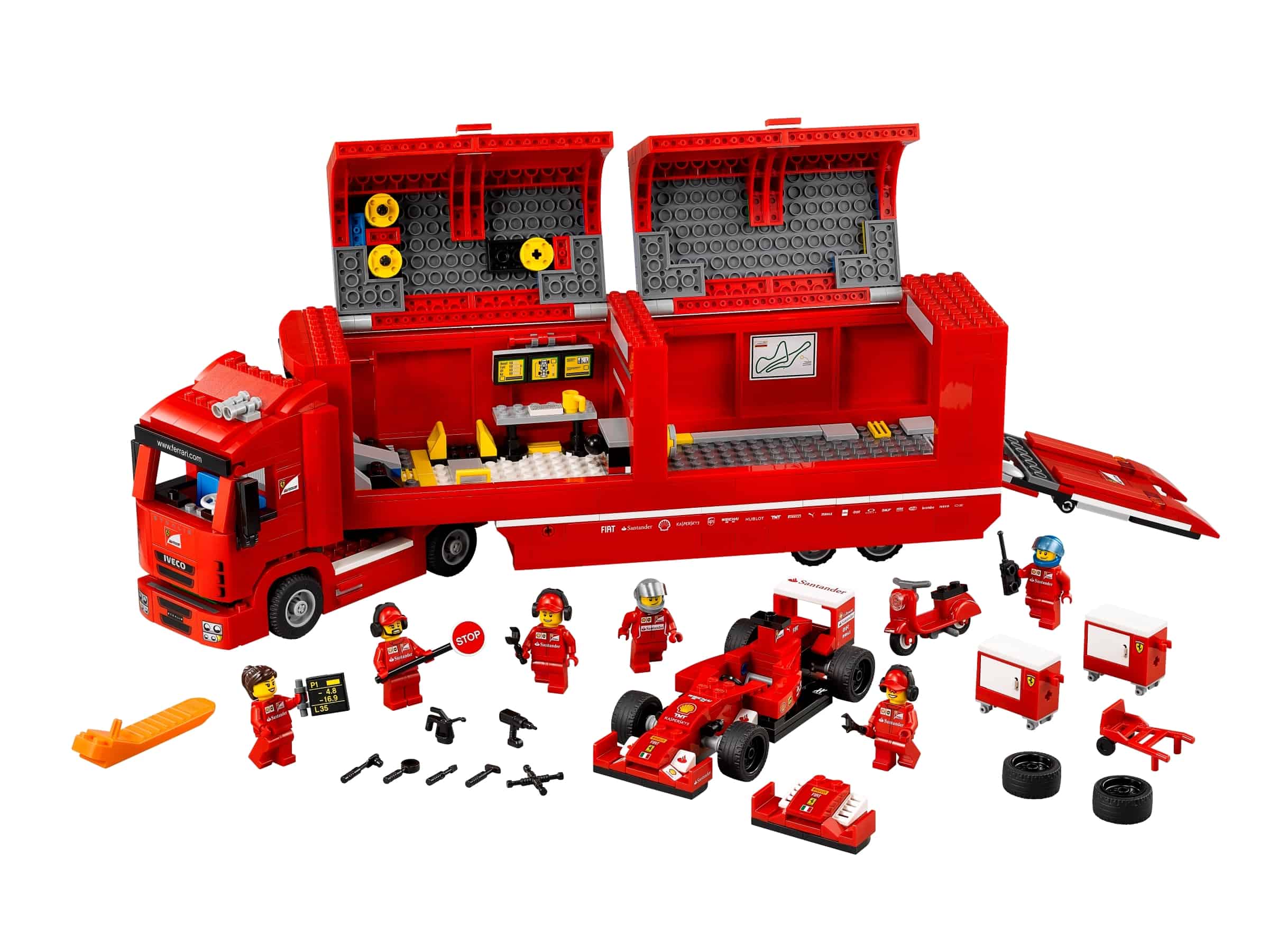 lego f14 t scuderia ferrari truck 75913