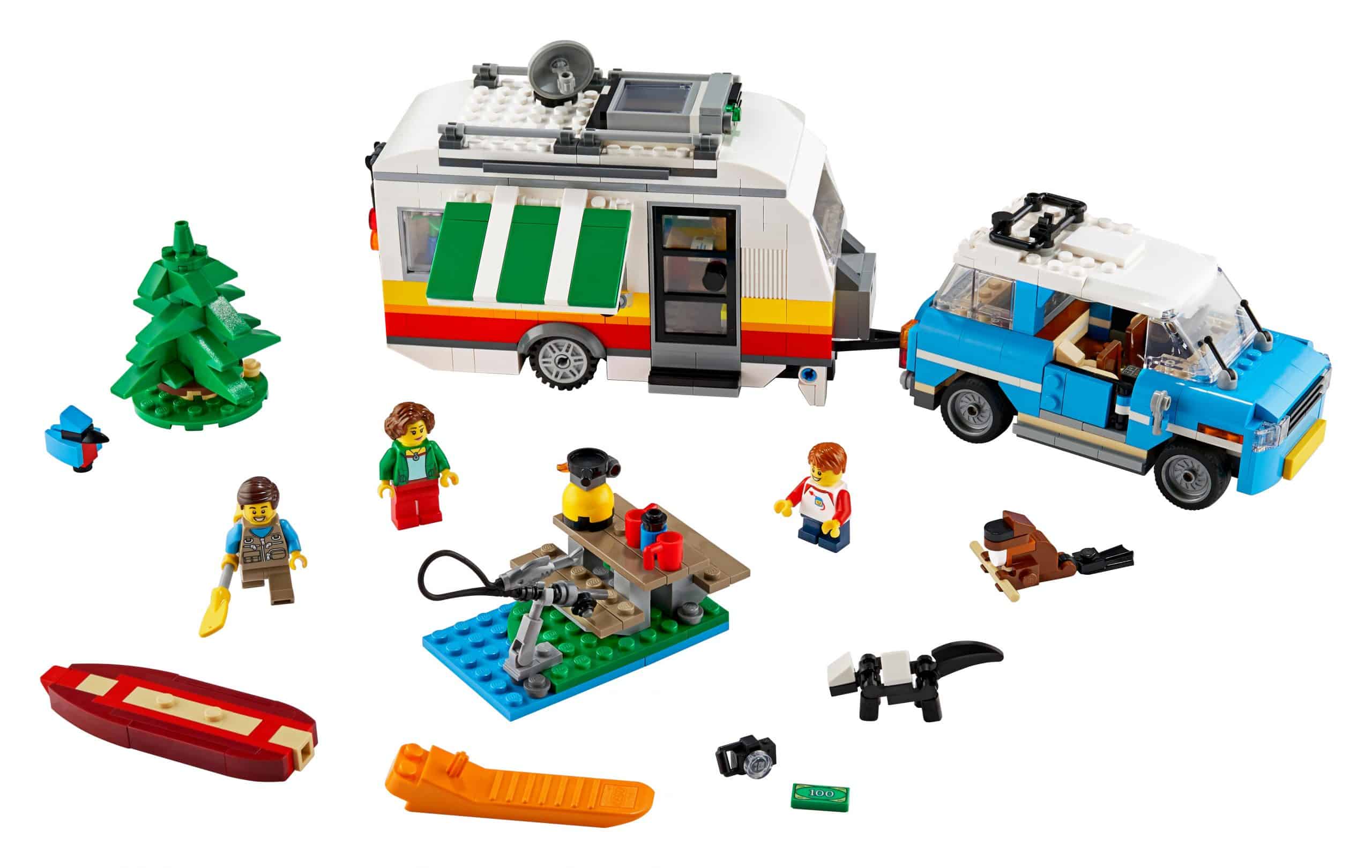 Lego Familievakantie Met Caravan 31108 Scaled