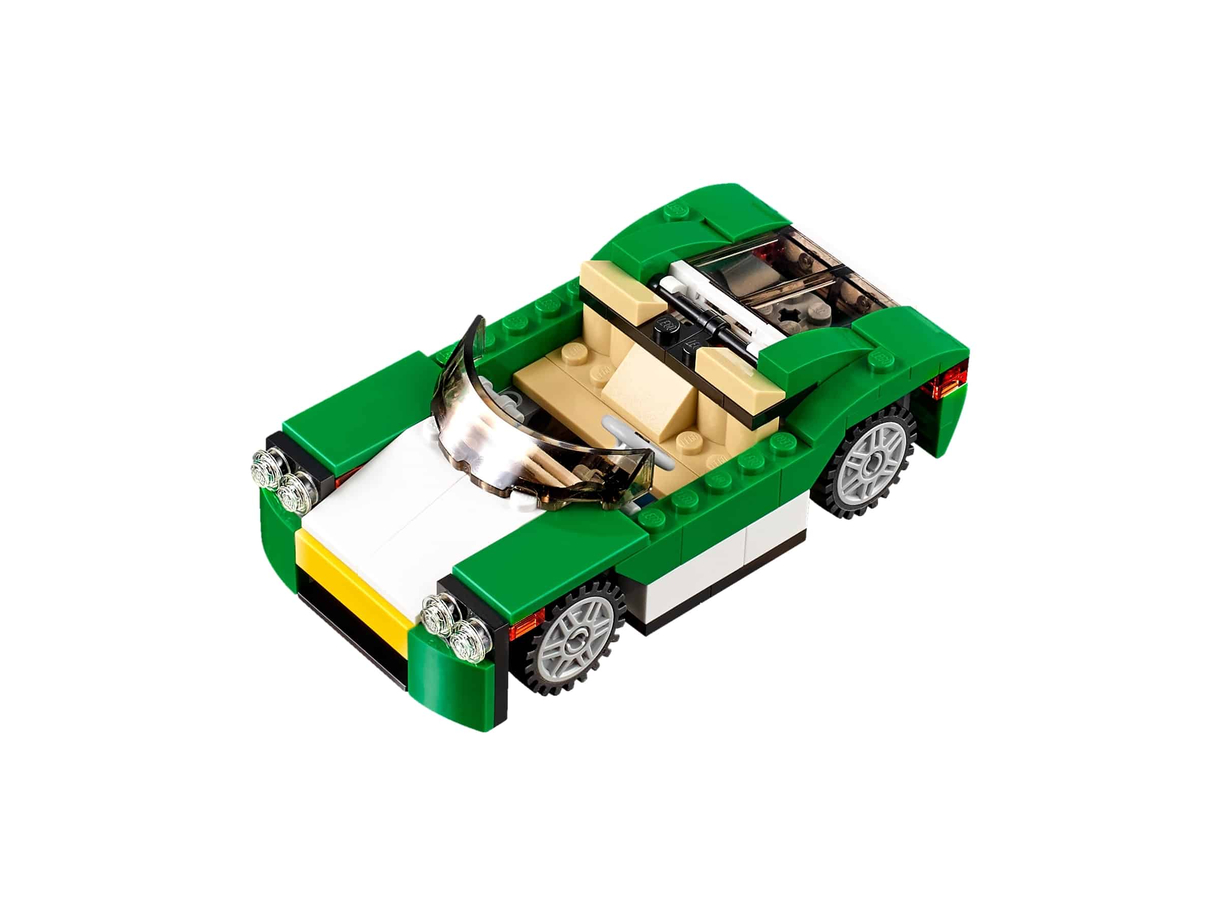 lego groene sportwagen 31056