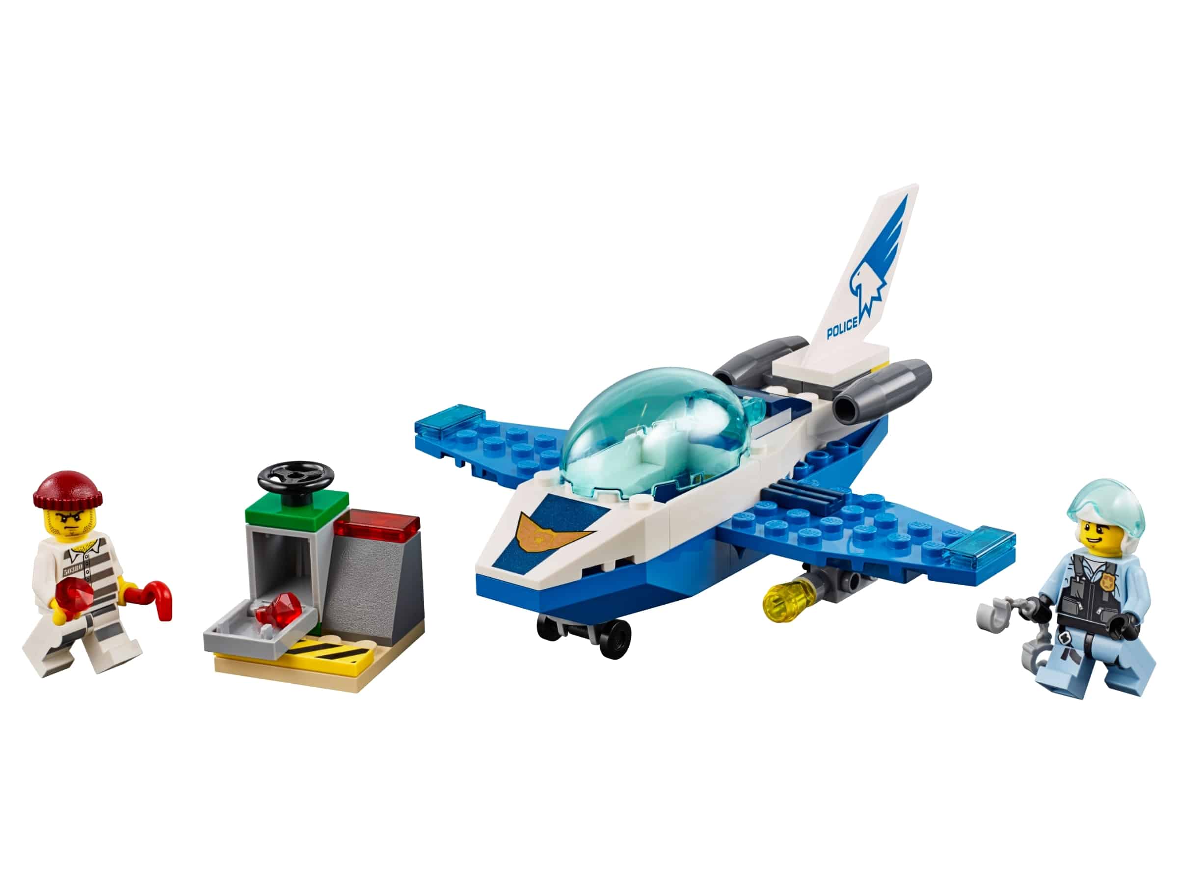 LEGO Luchtpolitie vliegtuigpatrouille 60206