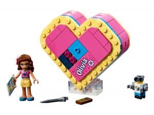 LEGO Olivia’s hartvormige doos 41357