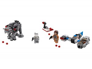 LEGO Ski Speeder™ vs. First Order Walker™ microfighters 75195