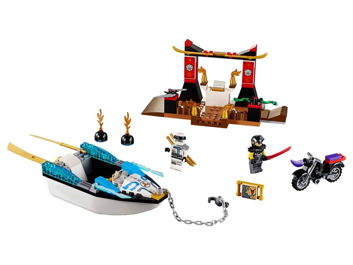 Lego Zanes Ninjabootachtervolging 10755