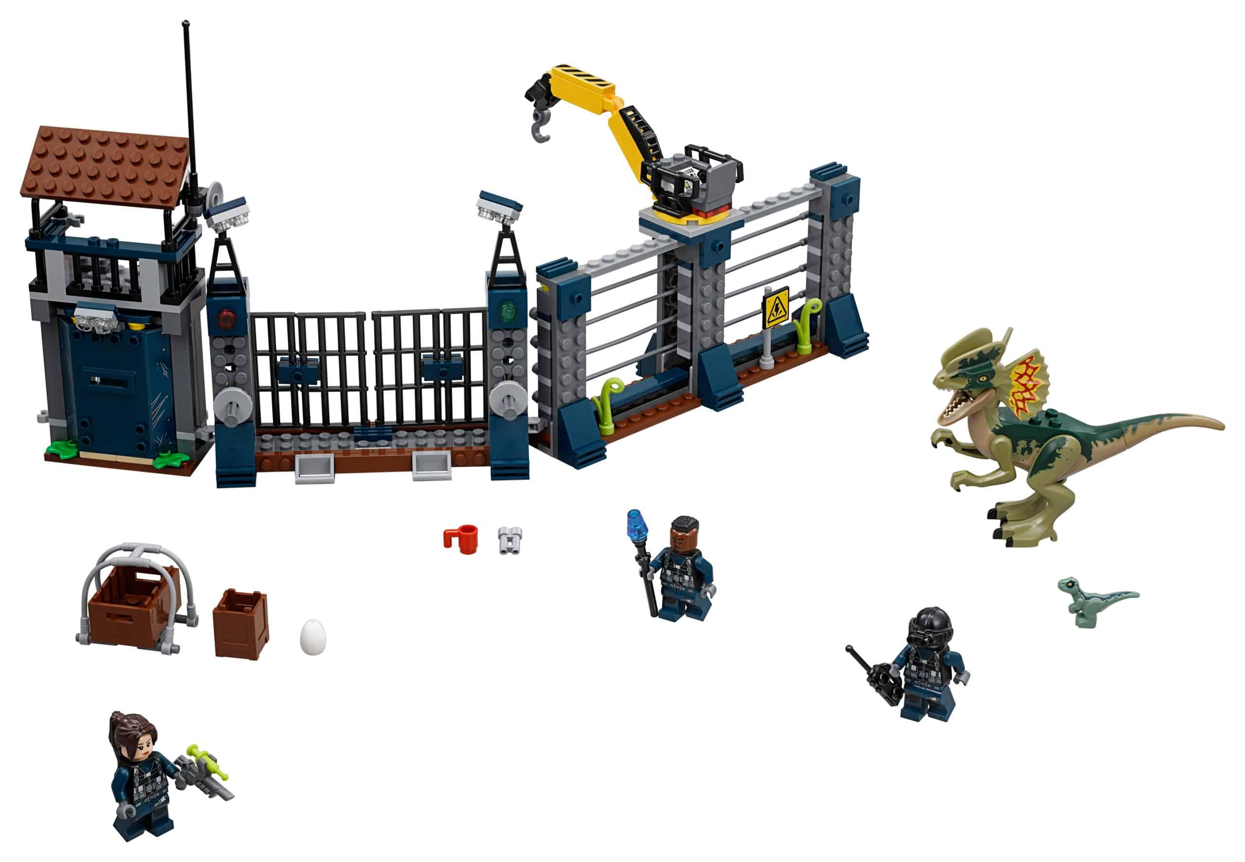 LEGO Aanval op de uitkijktoren van Dilophosaurus 75931