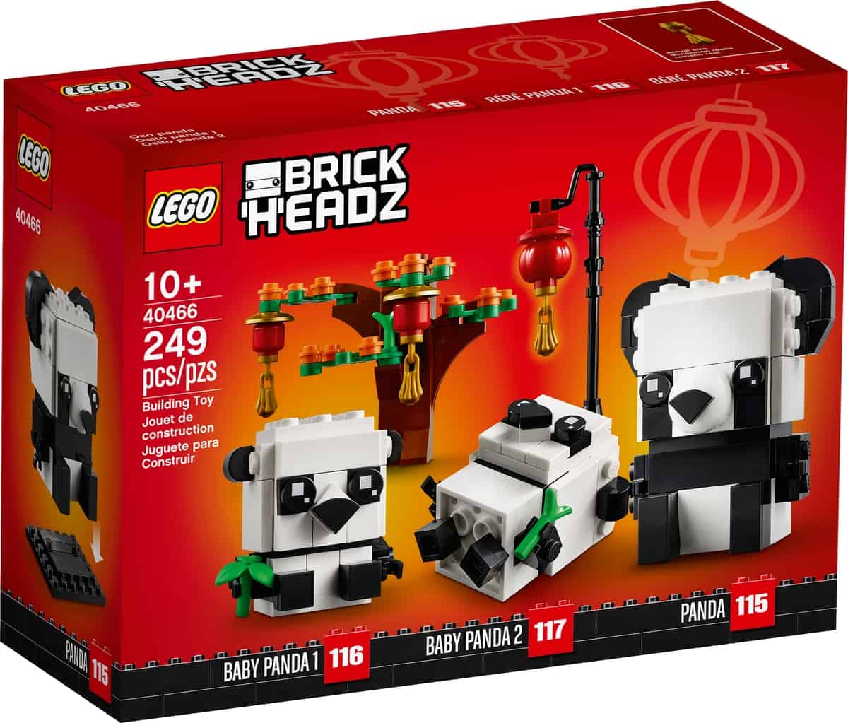 lego 40466 pandas voor chinees nieuwjaar