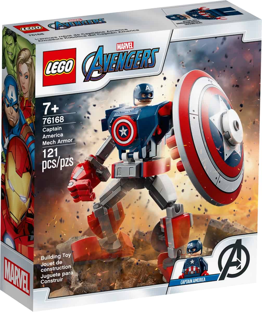 Lego 76168 Captain America Mechapantser