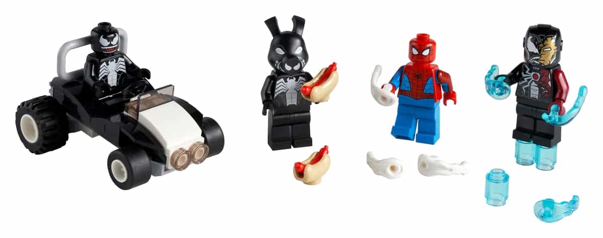 lego 40454 spider man versus venom en iron venom