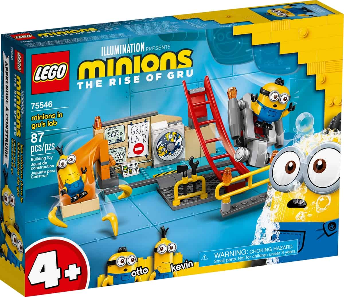 LEGO Minions in Gru’s lab 75546