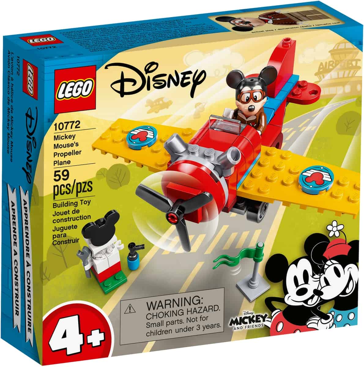 Lego 10772 Mickey Mouse Propellervliegtuig