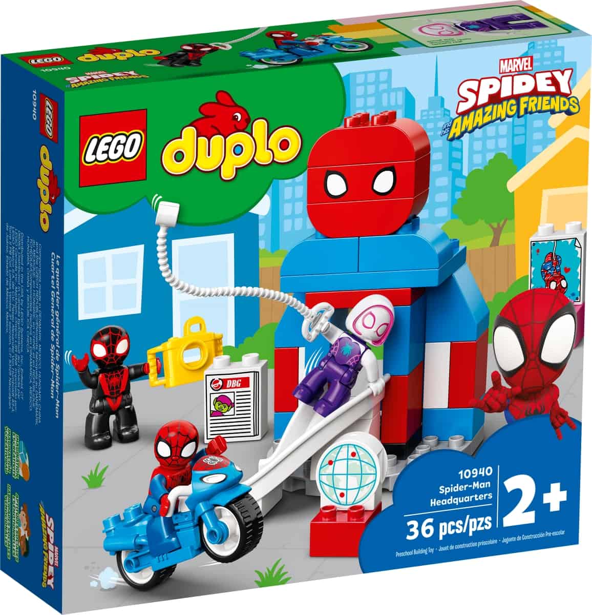 lego 10940 spider man hoofdkwartier