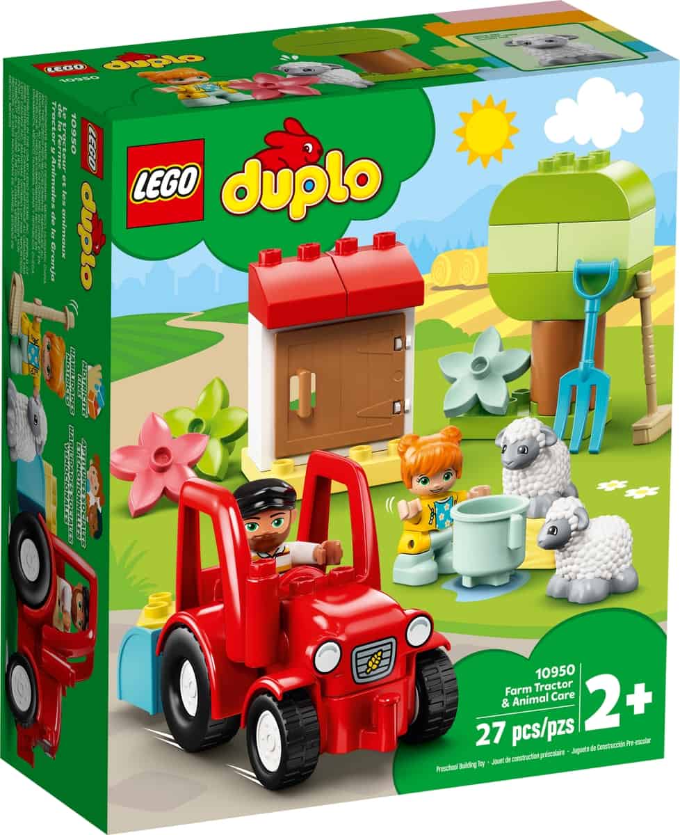 lego 10950 landbouwtractor en dieren verzorgen