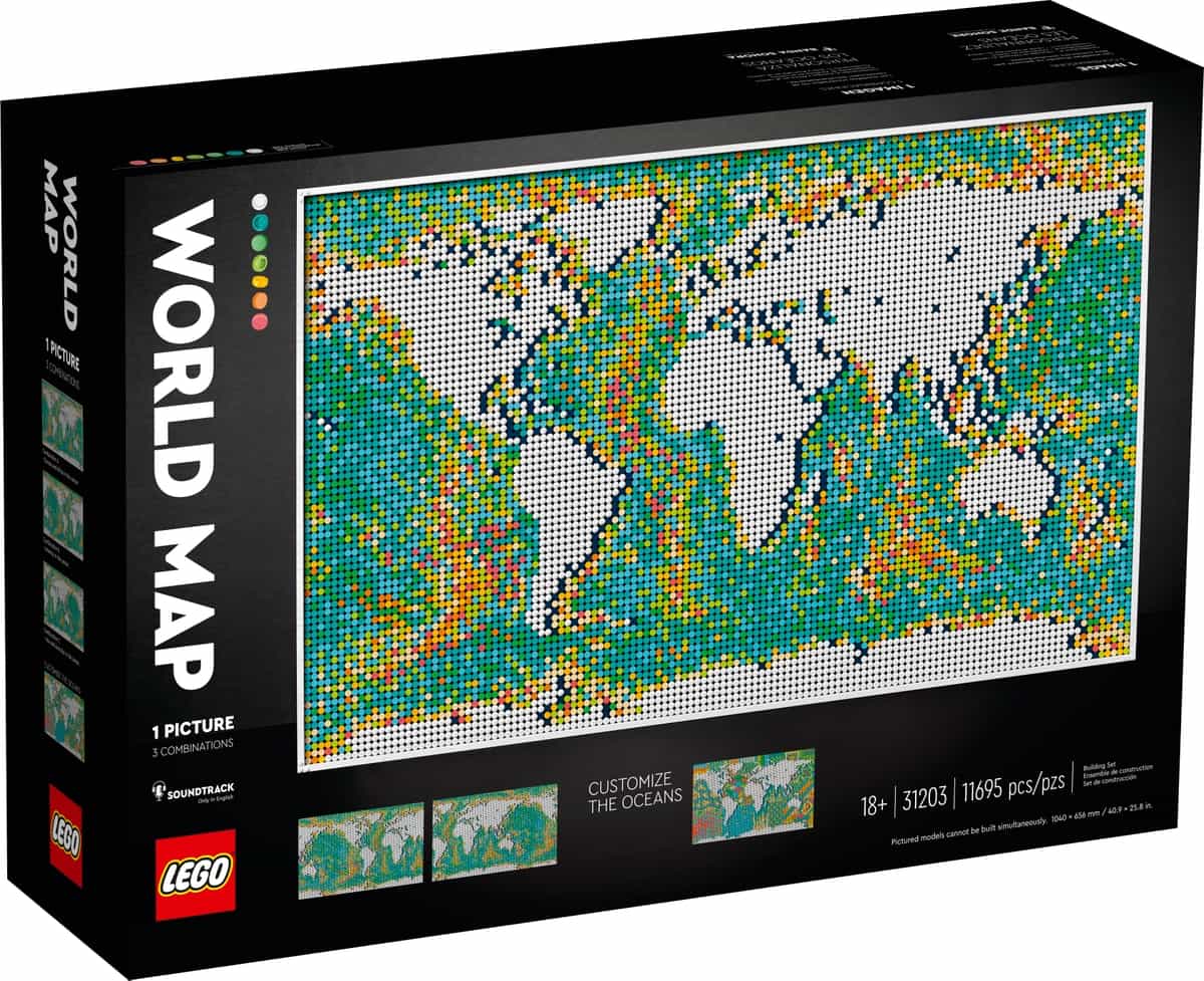 Lego 31203 Wereldkaart