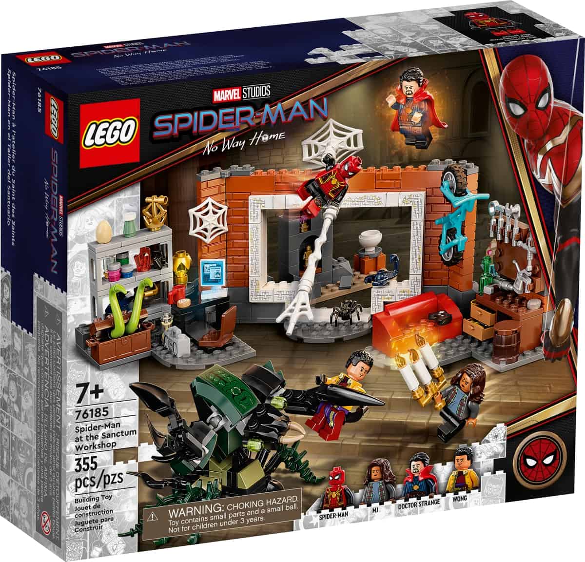 lego 76185 spider man bij de sanctum uitvalsbasis