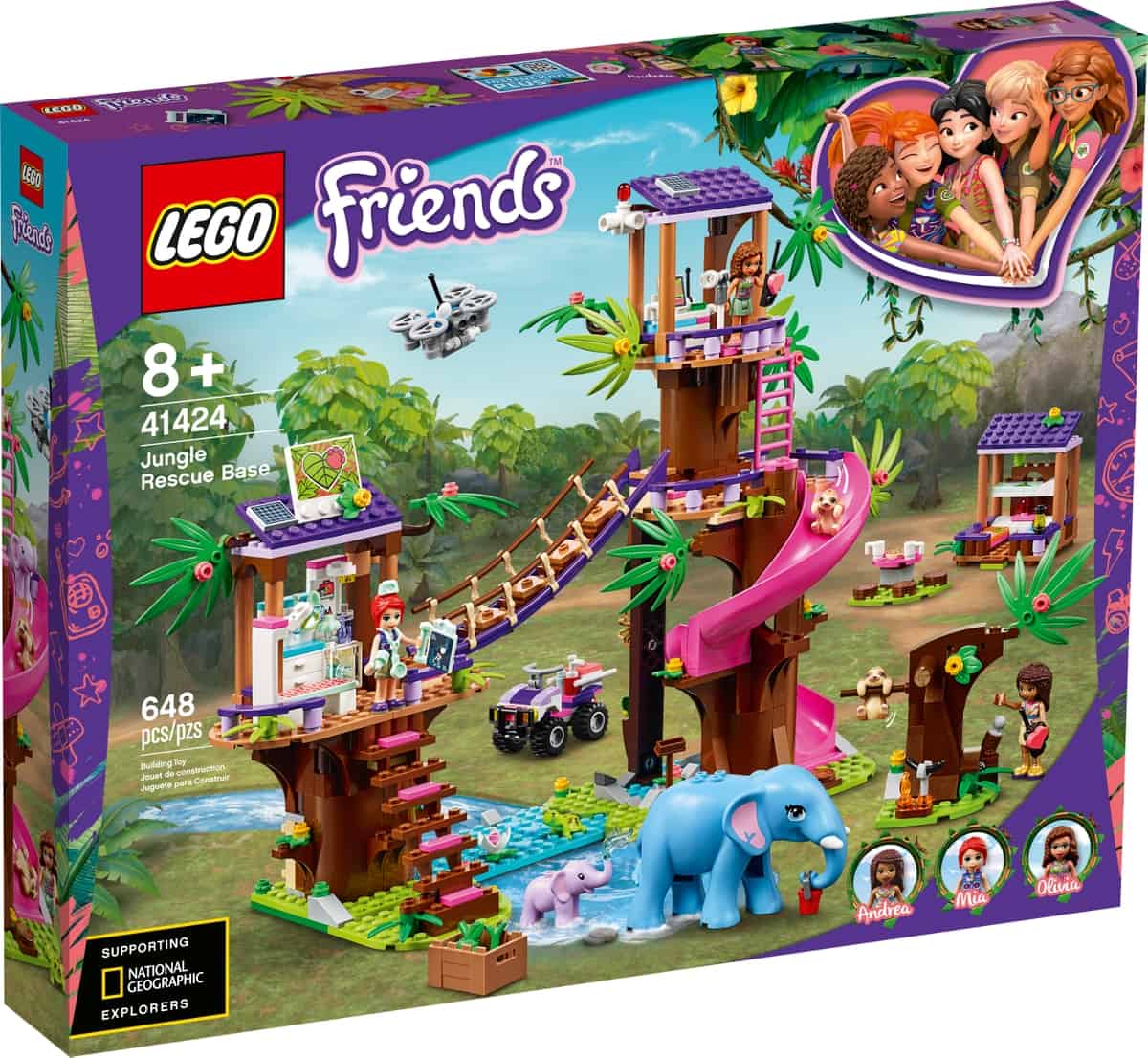 Lego 41424 Jungle Reddingsbasis