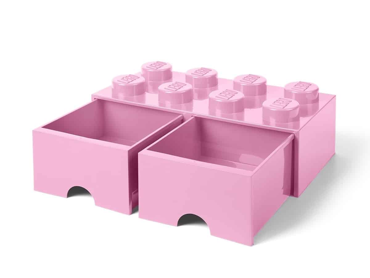 Lego 5006134 Opbergsteen Met 8 Noppen En 2 Lades Lichtpaars