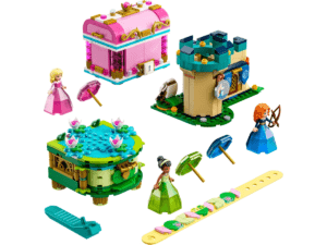 LEGO Aurora’s, Merida’s en Tiana’s betoverde creaties 43203