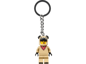 LEGO Jongen in Franse buldogpak sleutelhanger 854158