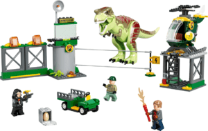LEGO T. rex dinosaurus ontsnapping 76944