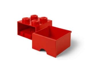 LEGO Bureaulade met 4 noppen – rood 5006140