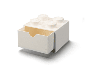 LEGO 5006313 Bureaulade met 4 noppen – wit