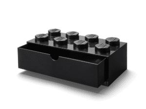LEGO 5006876 Bureaulade met 8 noppen – zwart