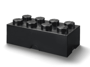 Lego 5006912 Opbergsteen Met 8 Noppen Zwart