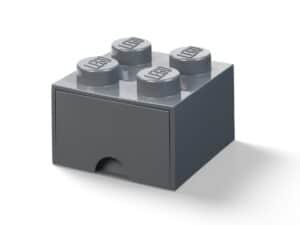 Lego 5006933 Opbergsteen Met 4 Noppen Donkergrijs