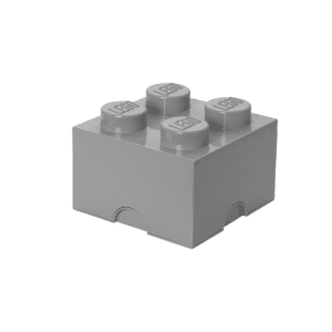LEGO Opbergsteen met 4 noppen – steengrijs 5007073
