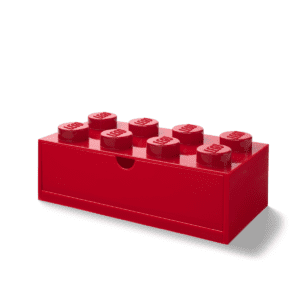 LEGO Bureaulade met 8 noppen – rood 5006142