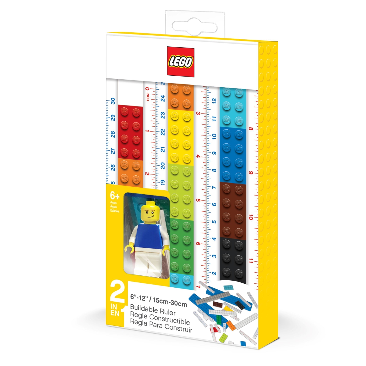 Lego 5007195 2 0 Aanpasbare Liniaal Met Minifiguur