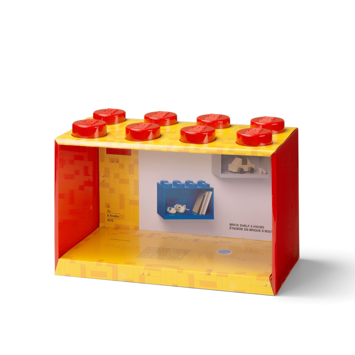 Lego 5007284 Kastje Met 8 Noppen Felrood
