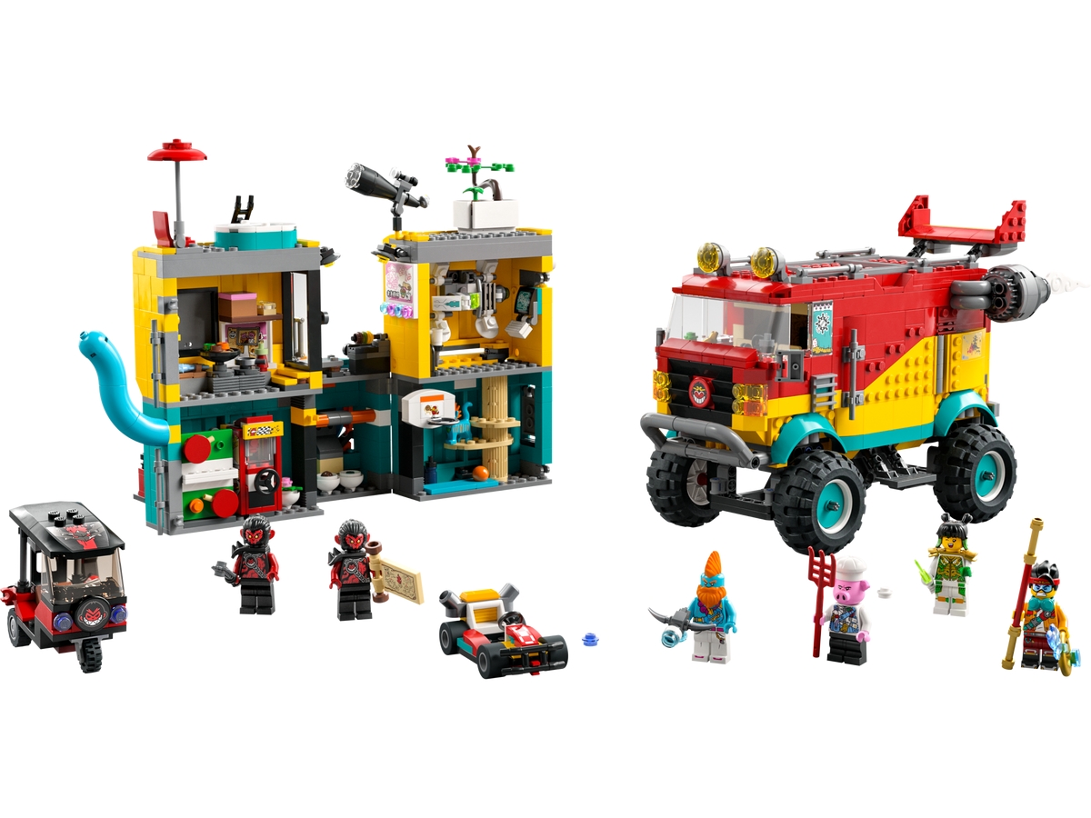 lego 80038 monkie kids teambus