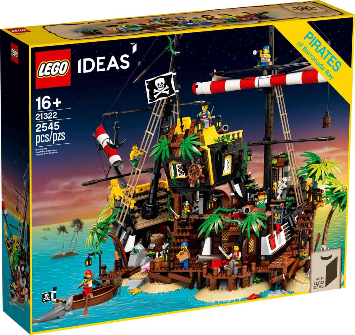 LEGO 21322 Piraten van Barracuda Baai