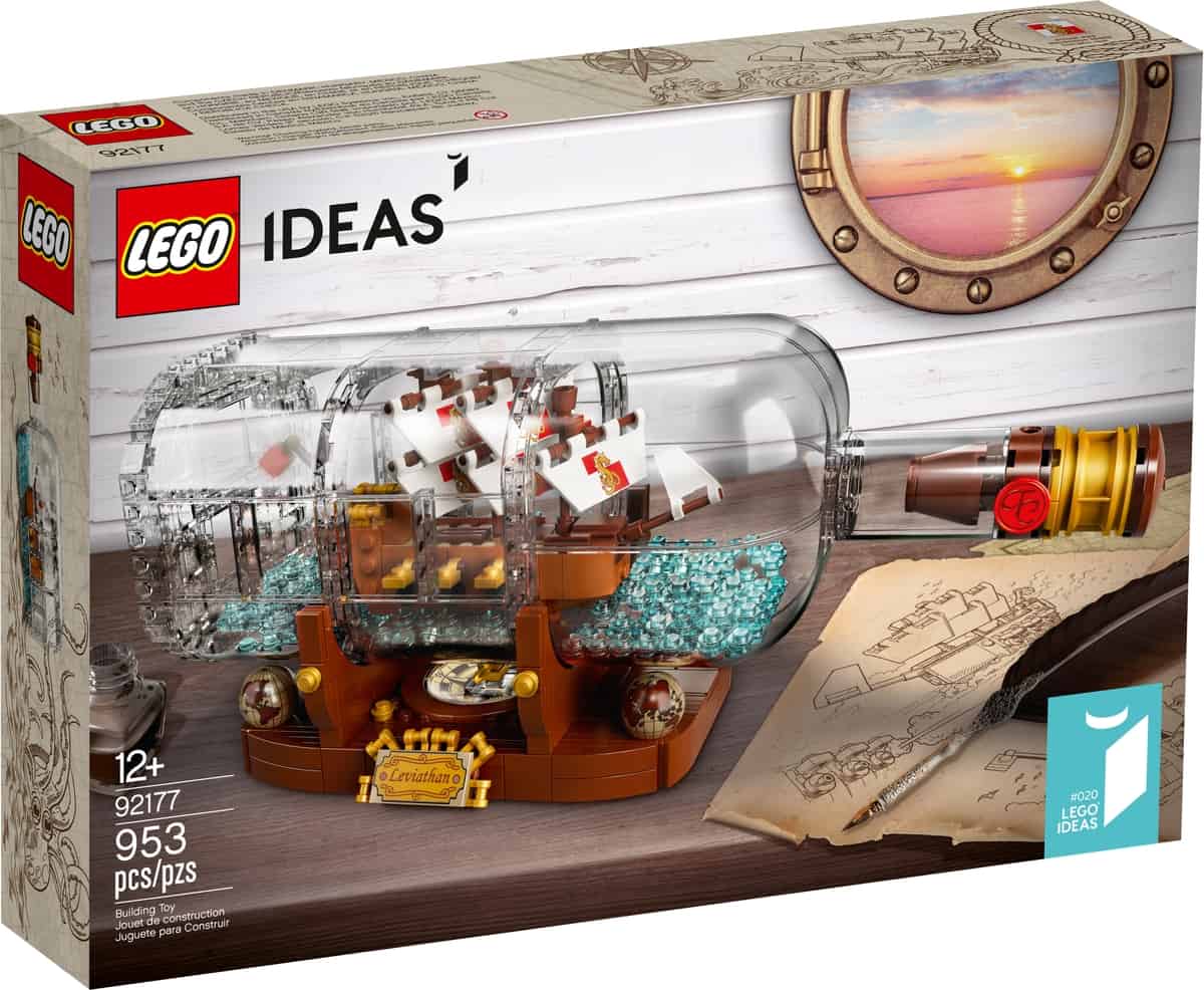 lego 92177 schip in een fles