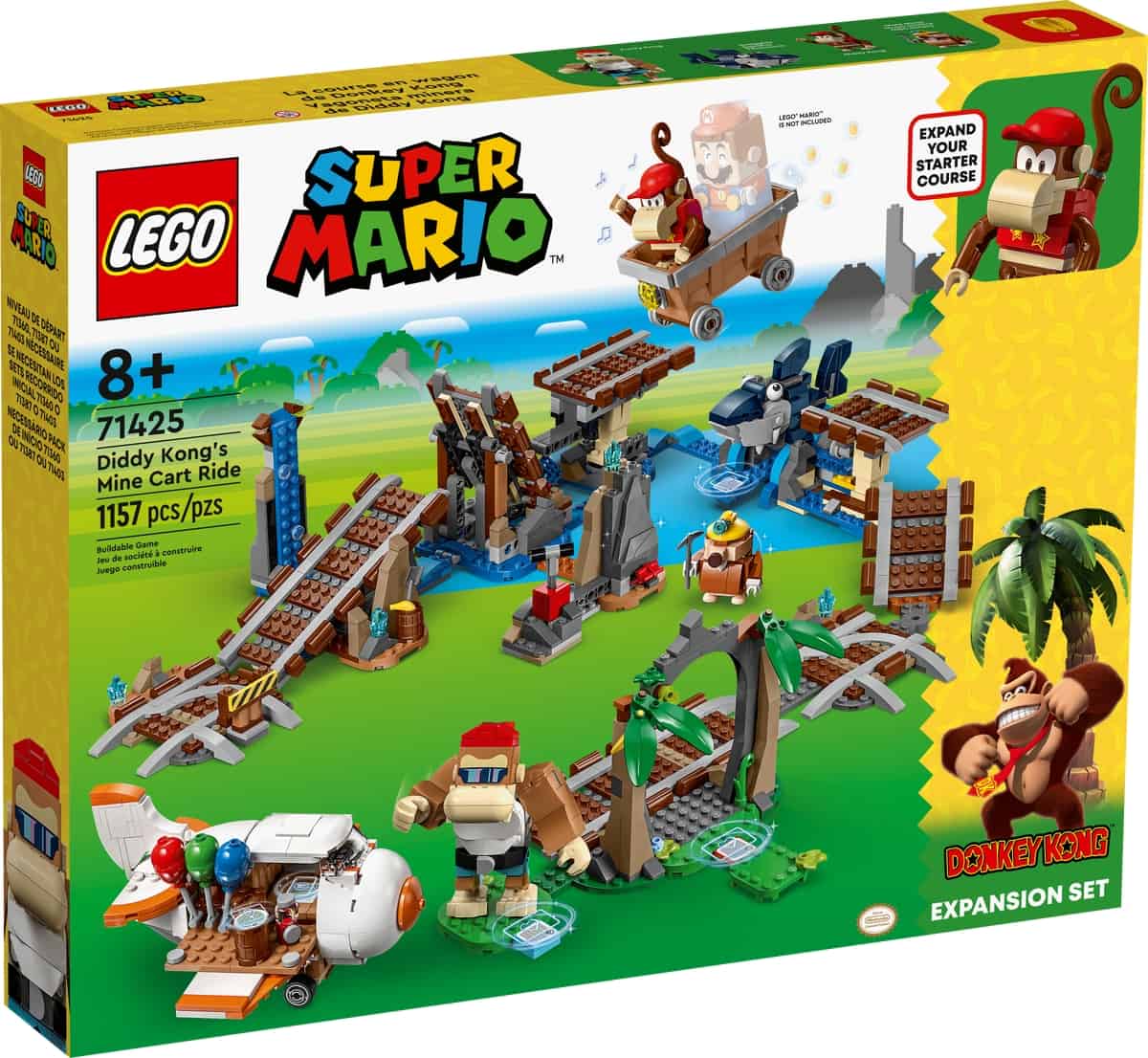 Diddy Kong S Mine Cart Ride Expansion Set 71425