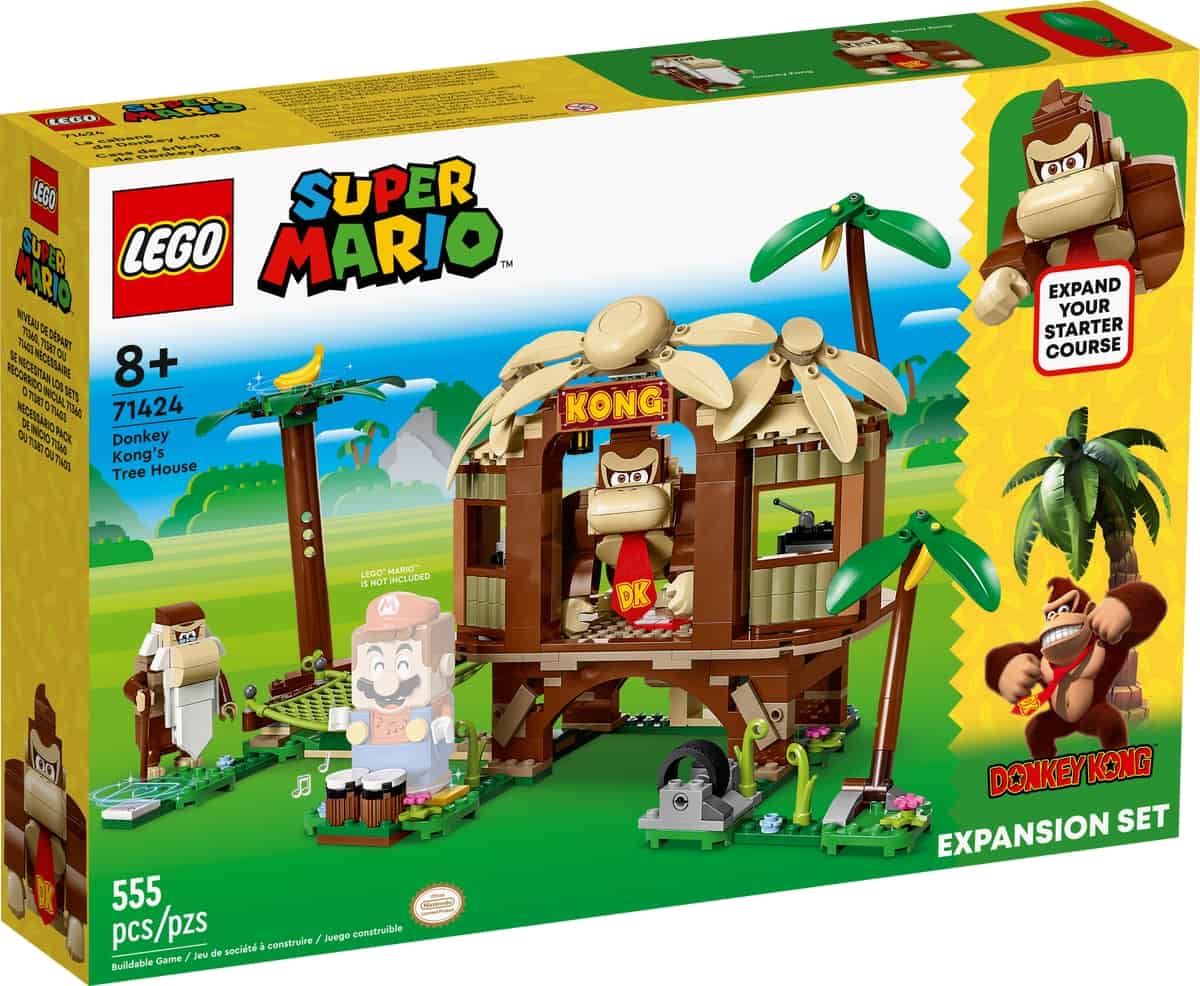 donkey kong s tree house expansion set 71424