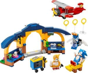 LEGO Tails’ werkplaats en Tornado vliegtuig 76991