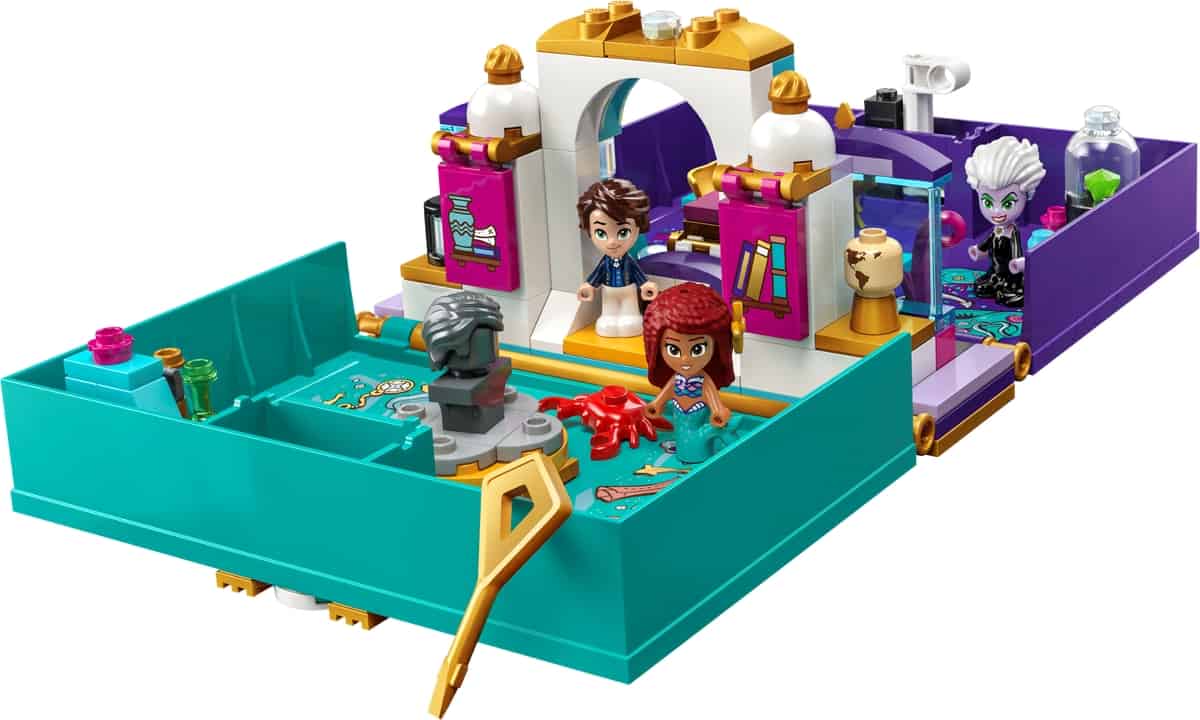horizon Oom of meneer Omtrek LEGO De Kleine Zeemeermin verhalenboek 43213 – € 19,99 – Komt binnenkort