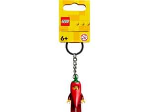 LEGO Meisje in chilipeperpak sleutelhanger 854234