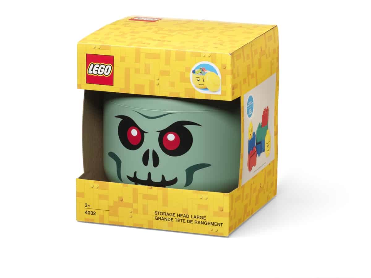 Large Skeleton Storage Head Green 5007889