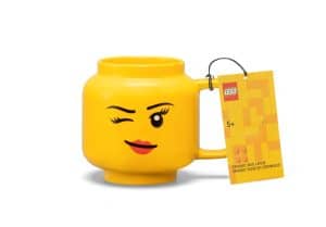 LEGO Grote keramische mok met knipogend meisjeshoofd 5007876