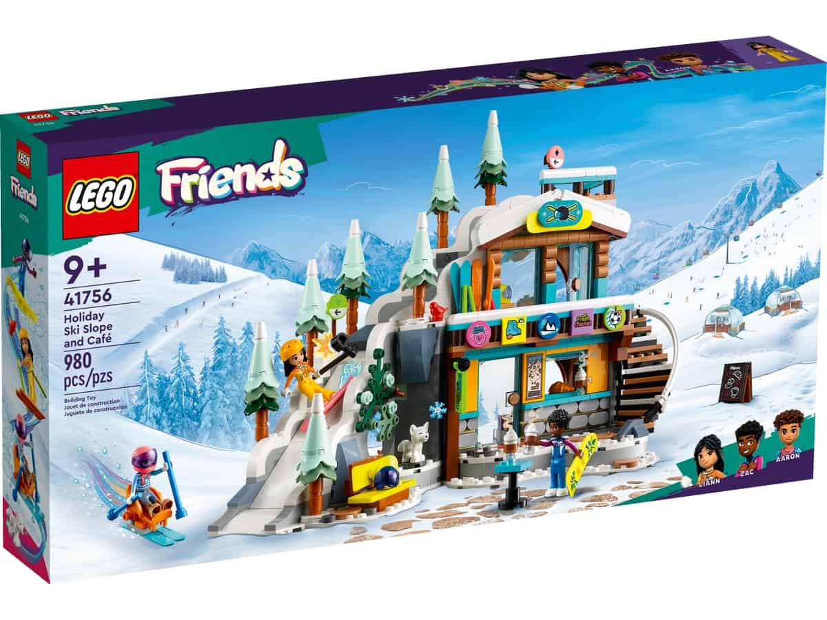 LEGO Vakantie skipiste en café 41756