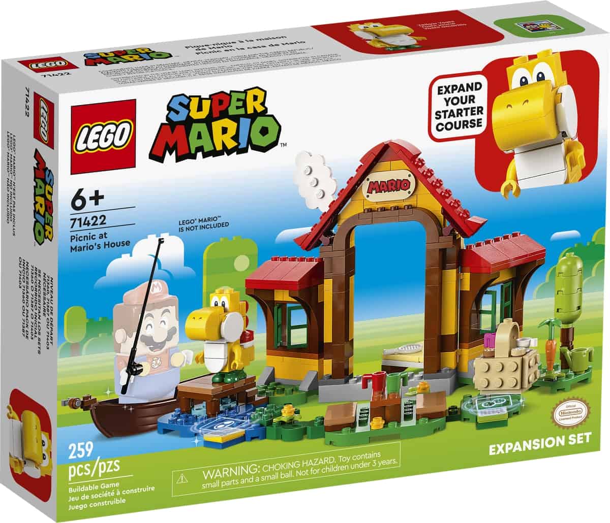 picnic at mario s house expansion set 71422