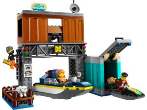 LEGO Politiespeedboot en boevenschuilplaats 60417